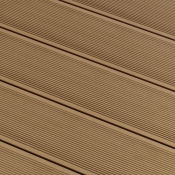 BERGDECK Placă compozită pentru balcon B150, Wild Teak, periat 120 × 15 × 2,5 cm